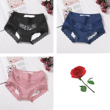 Load image into Gallery viewer, Lot de 3 culottes menstruelles autant étanches que sexy
