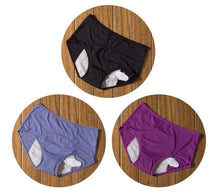 Charger l&#39;image dans la galerie, Lot de 3 culottes menstruelles étanches, lavables, durables et écologiques
