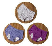 Charger l&#39;image dans la galerie, Lot de 3 culottes menstruelles étanches, lavables, durables et écologiques
