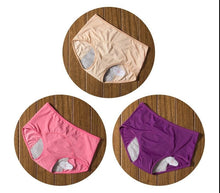 Charger l&#39;image dans la galerie, Lot de 3 culottes menstruelles étanches, lavables, durables et écologiques
