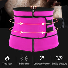Charger l&#39;image dans la galerie, Gaine amincissante et ceinture abdominal de contrôle de taille  UNISEX
